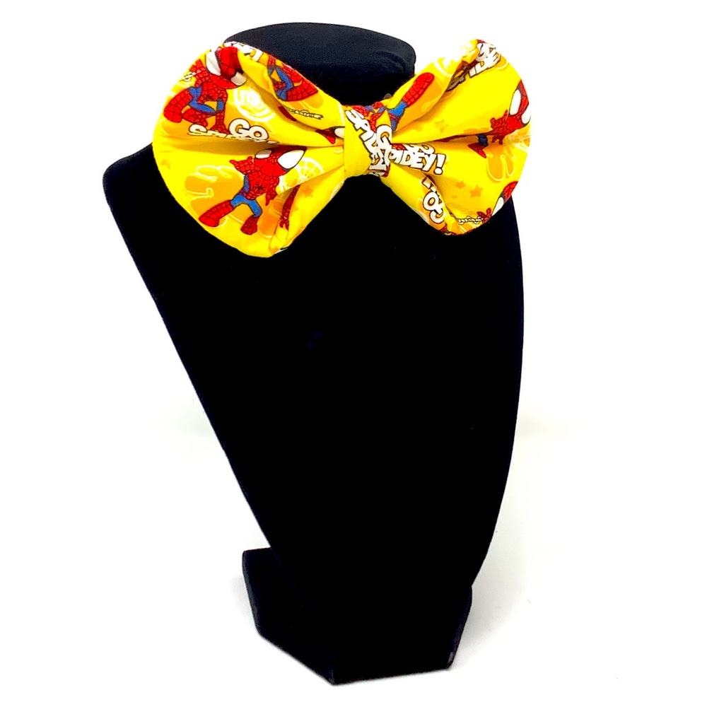 Spider Man “Go Spidey” Handcrafted Bow Tie - Comic Book Collection